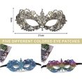 thumbnail image 2 of 5 piezas de máscaras de encaje para graduación. Máscaras de mascarada, máscaras de encaje para ojos, máscaras de ojos misteriosas, máscaras de mascarada Máscara de encaje negro sexy para mujer para fi, 2 of 5