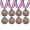 Bronze, variant on Uxcell Award Medals, First Second Third Prize Winner Medals with Neck Ribbons for Sports Events Competitions Gold