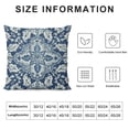 thumbnail image 5 of BANET Blue White Pillow Covers , Persian Carpet Design Decorative Throw Pillows Farmhouse Cushion Pillow Covers for Sofa Couch Outdoor Decor White, 5 of 5