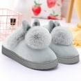 thumbnail image 3 of Vedolay Slippers for Women Memory Foam Closed Toe Scuff Indoor Outdoor House Shoes Grey,40-41, 3 of 3