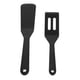 thumbnail image 1 of Nestingho 2Ud Espátulas De Silicona Para Cocina Color Negro Con Agujeros Para Colgar, 1 of 8