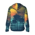 thumbnail image 3 of Balery Palm Trees Men's Women's UPF 50+ Sun Protection Lightweight Hoodie Performance Long Sleeve Shirt for Fishing Running-Medium, 3 of 9