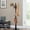 Walnut Color, variant on Geemuslly Solid Wood Coat Rack Freestanding with 11 Hooks, Vintage Standing Coat Tree, Tri-legged Base