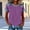 A57 Purple, variant on Xdegoge T Shirt for Women Crewneck Short Sleeve Casual Going Out Loose Fit Vertical Striped Patchwork Print Lightweight Breathable Summer Spring Tops Denim Look Splice Tees