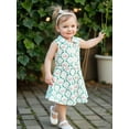 thumbnail image 6 of BemeyourBBs Little Girl Tank Dress Golf Cart Zipper Collared Sleeveless Dress, 6 of 9