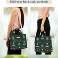 thumbnail image 4 of FORMRS Womens Corduroy Tote Bag Crossbody Shoulder Handbag with Pocket, Christmas Santa Hats, 4 of 7
