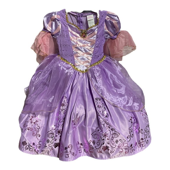 Disguise Girl's Prestige Disney Princess Costume, Rapunzel, Medium 7-8