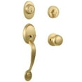 thumbnail image 4 of Design House Cambridge Coventry Door Handle Set with Single Cylinder Deadbolt ? Satin Gold ?  , 726935, 4 of 7