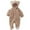 Brown, variant on FDDMis Tan Leotard Girls Fleece Jumpsuit New Born Baby Girls Gift Ballet Leotards Black Onesies 18-24 Months Kids Tracksuit Baby Boy Long Sleeve Bodysuit Kids Coveralls Short Sleeve Onesies 3t