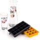 thumbnail image 5 of Trays Of 15 Ice Cubes, Or 30 Ice Cubes - Silicone Ice Cube Tray - Bpa Free - Black/yellow, 5 of 5