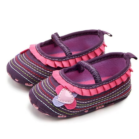 

Realyc Toddler Infant Baby Girl Flower Shoes Crib Prewalker Newborn To 18 Months Babyshoes