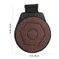 thumbnail image 5 of LOLIPPYY Swivel Seat Cushion for Car with Pleated Fabric Cover, Comfortable Rotating Support for Adults, 1 Set, 5 of 7