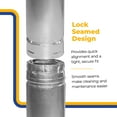 thumbnail image 4 of DuraVent PelletVent Double Wall Straight Stove Pipe, 12" L x 3" Diameter, 4 of 7