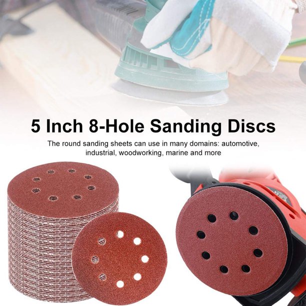 Goory 1/10/100X 125mm 5" Sanding Discs 402000 Grit Orbital Sander Sand