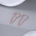 thumbnail image 5 of Solid 925 Sterling Silver Cuff Earrings Chain Cartilage Wraps for Women Teens Minimalist Cuff Earrings No Piercing, 5 of 11