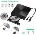 thumbnail image 4 of USB3.0 External Drive DVD Disc Burner External Computer Mobile Burning CD Player Portable CD DVD ,Plug and Play, 4 of 5