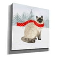 thumbnail image 2 of Epic Graffiti 'Christmas Cats & Dogs III' by Victoria Borges, Canvas Wall Art, 37"x37", 2 of 2
