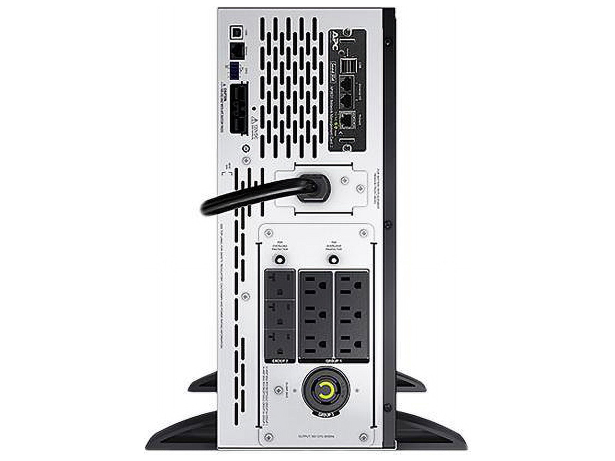 American Power Conversion (APC) SMX3000LVNC Short-Depth Smart-UPS X 3000VA Rack/Tower LCD 100-127V with Network Card