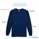 thumbnail image 4 of Gildan - Playera Unisex de Manga Larga de algodón Ultra Adulto, Estilo G2400, Paquete múltiple, Azul Marino (Paquete de 3), Large, 4 of 7