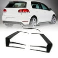 thumbnail image 3 of Rear Taillight Eyebrow Cover, Durable Reliable Glossy Black Tail Lamp Eyebrow Trim Guard Protector  for Mk7 R GTD 2013 To 2016, 3 of 8