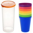 thumbnail image 3 of Vasos de Colores de Plástico ColCups 3Paq. 21pzas en total Vaso de 500 ml Plástico Colores Arcoíris., 3 of 6