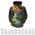 thumbnail image 2 of Dinosaur 3D Pattern Men's Women Vintage 3D Hooded Sweatshirt - All-Season Loose Fit Streetwear, 2 of 6