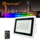 thumbnail image 2 of Foco LED RGB IP68, iluminación exterior impermeable, 20 W, 30 W, 50 W, 100 W, luz de control remoto, color de luz, reflector para decoración de jardín., 2 of 5