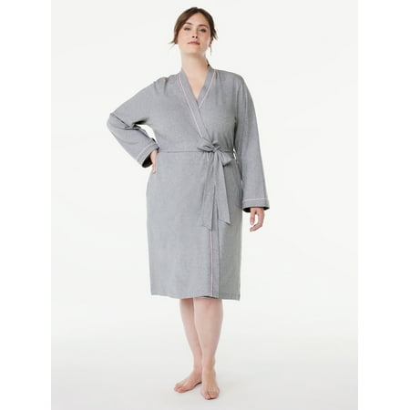 

Joyspun Women’s Long Sleeve Wrap Robe Sizes S to 3X