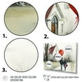 thumbnail image 3 of Designart Couple In Love Going To The Church II Canvas Wall Art, 3 of 5