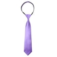 thumbnail image 1 of Spring Notion Boys' Satin Zipper Necktie Wisteria Large, 1 of 4