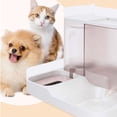 thumbnail image 4 of <p>2 In 1 Dog Feeder, One Piece Design Large Capacity Pet Water Food Dispenser Wet Dry Separation  PP Large Base  For Indoor For Cat</p>, 4 of 7