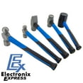 thumbnail image 2 of 5 Piece Heavy Duty Hammer Set - Includes 32oz Rubber Mallet, 3lb Sledge Hammer, 3lb Cross Pein Hammer, 32oz and 16oz Ball Pein Hammers by EX ELECTRONIX EXPRESS, 2 of 6