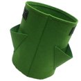 thumbnail image 3 of Bolsa de cultivo de plantas de fresa, jardín de la casa, portátil, flor de papa, maceta, maceta, verde, 23x28cm, 3 agujeros Kearding HA6255-01B, 3 of 6