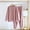 Pink, variant on Cozy Women's Pajama Set Plus Size Thickened Round Neck Sleepwear For Winter Soft Warm Homewear Womens Short Tops Bridal Getting Ready Outfit Silk for Women Womens Tall Pajamas Long Length