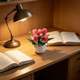 thumbnail image 4 of Artificial Miniature Potted Plants Ornament Tulips Artificial Flower Bonsai For Indoor Decor Desktop Artificial Green Plants, 4 of 6
