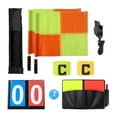 thumbnail image 1 of Kit de árbitro de fútbol, ​​bandera de árbitro de fútbol, ​​silbato, bandera de árbitro, accesorios para juegos, competición, fútbol, ​​baloncesto,, 1 of 8