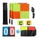thumbnail image 1 of Kit de árbitro de fútbol, ​​bandera de árbitro de fútbol, ​​silbato, bandera de árbitro, accesorios para juegos, competición, fútbol, ​​baloncesto,, 1 of 8