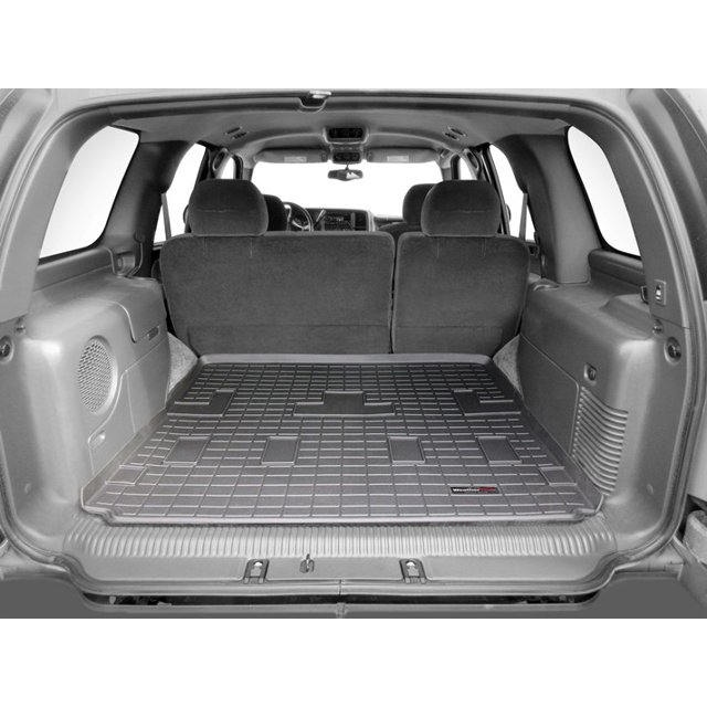 Weathertech Cargo Area Liner 40148 Direct Fit; Raised Edges; Black; Thermoplastic Elastomer TPE Injection Molded Material; Non-Skid; To Back Of 2nd Row