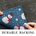 thumbnail image 6 of Blue Christmas Snowman Pattern Door Rugs,Washable Non Slip Door Mats Indoor,Decorative Door Mats,Entry Mat Indoor for Entrance,Bedroom,Kitchen,Bathroom,16"x24", 6 of 6