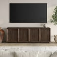 thumbnail image 2 of Morse Rectangular TV Stand for TV's up to 75" in Alder Brown, 2 of 9