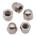 thumbnail image 1 of RoyceMart #10-24 (paquete de 50) Tuercas ciegas de acero inoxidable Tuercas ciegas de bellota Tuercas hexagonales de acero inoxidable 304 18-8 Acabado brillante, 1 of 5