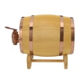 thumbnail image 3 of Brewing Barrel, 1.5L Wood Wine Barrel Exquisite Workmanship Pine  For Whiskey For Beer, 3 of 8