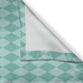 thumbnail image 3 of Ambesonne Aqua Kitchen Curtains, Rectangular Geometric Tile, 55"x39", Turquoise and Pale Blue, 3 of 3
