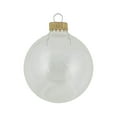 thumbnail image 2 of Glass Crafting Christmas Tree Ornaments - Designer DIY Balls from Christmas By Krebs (Clear with Gold Caps-8 Pieces, 2 5/8 inch (67mm)), 2 of 5