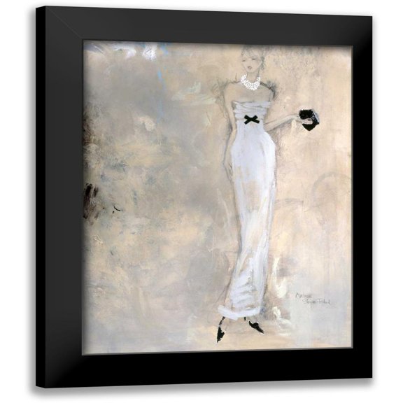 Stajan-Ferkul, Andrea 12x14 Black Modern Framed Museum Art Print Titled - Colors of Night III