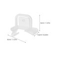 thumbnail image 2 of EXHUMKY Clear Plastic Shelf Clips, 100 Pieces, Sleek Design for Retail Displays, Improved Visibility and Support, 2 of 8