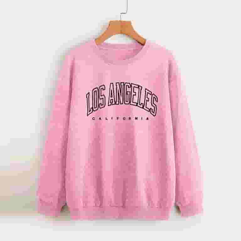 全国総量無料で for Hoodies Fashion Fsqjgq Women Crewneck Oversized Clothing
