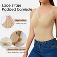 thumbnail image 4 of Vaslanda Women Shapewear Tank Tops with Built-in Bra Pads Seamless Tummy Control Cami Shaper Camisoles Undershirt, 4 of 7