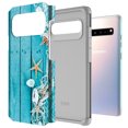 thumbnail image 2 of Samsung Galaxy S10 5G Case, KAESAR Slim Hybrid Dual Layer Shockproof Hard Cover Graphic Fashion Cute Colorful Silicone Skin Cover Armor Case For Samsung Galaxy S10 5G (Starfish), 2 of 5