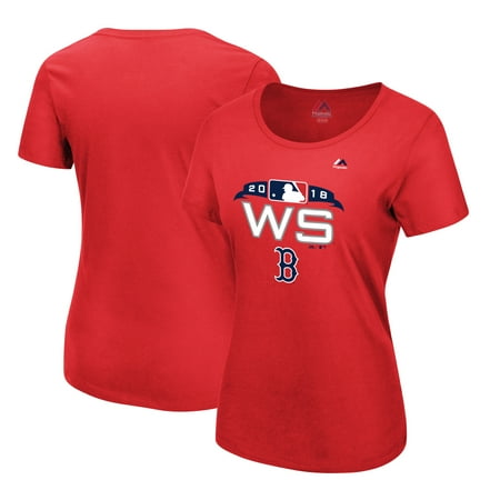 - Boston Red Sox Majestic Women's 2018 World Series Bound Authentic Collection T-Shirt - Red